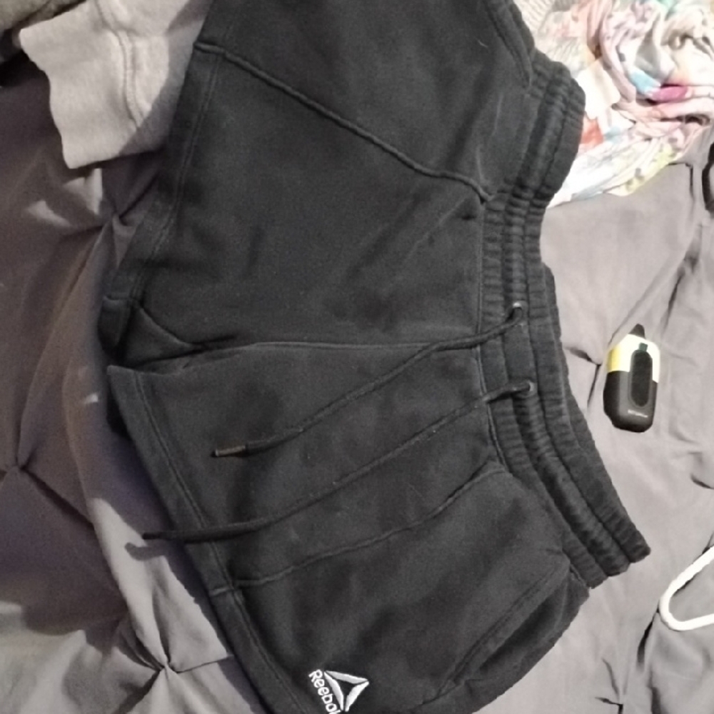 Reebok Charcoal Athletic Shorts